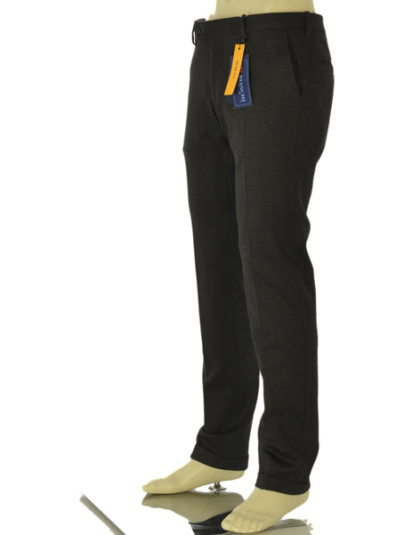 PANTALONI UOMO RAGAZZO JERSEY SLIM FIT MARCA A&P BIANCHI ART. 03779