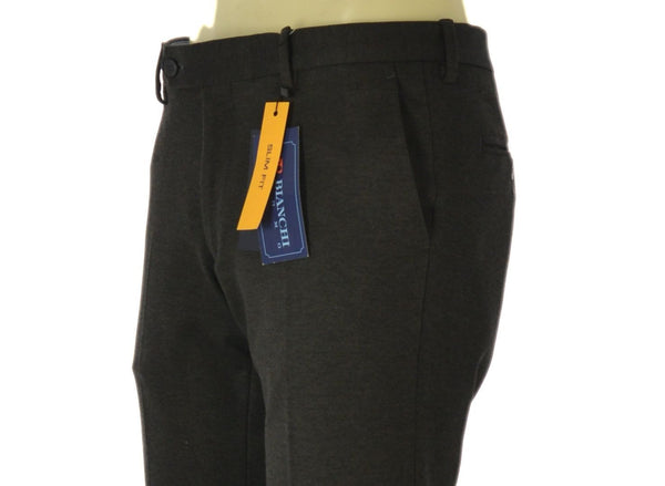 PANTALONI UOMO RAGAZZO JERSEY SLIM FIT MARCA A&P BIANCHI ART. 03779