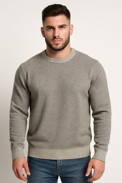 MAGLIONE UOMO RAGAZZO GIROCOLLO MISTO LANA MARCA RE DEL MARE ART.222748