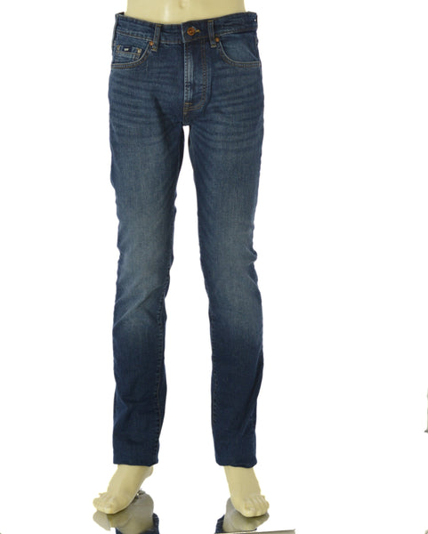 JEANS UOMO ZIP BOTTONE CINQUE TASCHE SLIM SCURO ART. ALBERT A7432