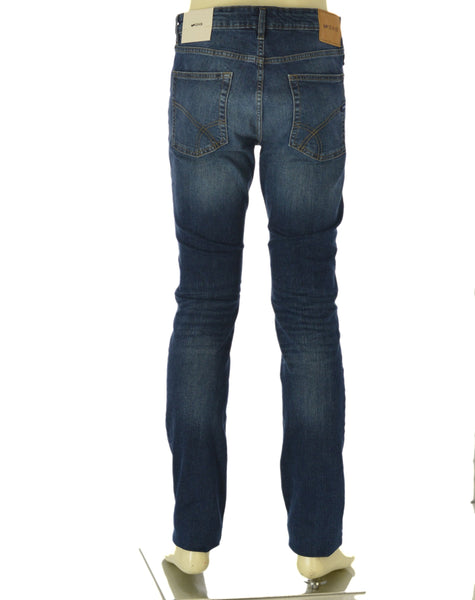 JEANS UOMO ZIP BOTTONE CINQUE TASCHE SLIM SCURO ART. ALBERT A7432