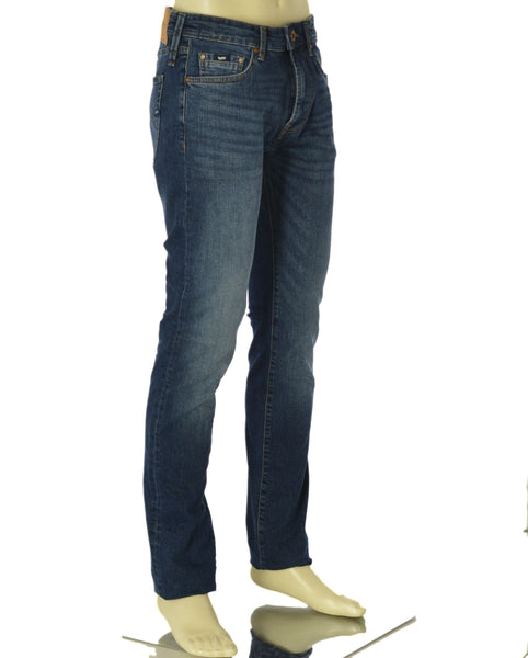 JEANS UOMO ZIP BOTTONE CINQUE TASCHE SLIM SCURO ART. ALBERT A7432