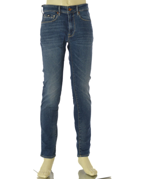 JEANS UOMO ZIP BOTTONE CINQUE TASCHE SKNNY MARCA GAS ART. SAX A7234