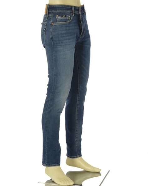 JEANS UOMO ZIP BOTTONE CINQUE TASCHE SKNNY MARCA GAS ART. SAX A7234