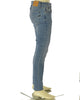 JEANS UOMO ZIP BOTTONE CINQUE TASCHE SKINNY CHIARO MARCA GAS ART. SAX A7245