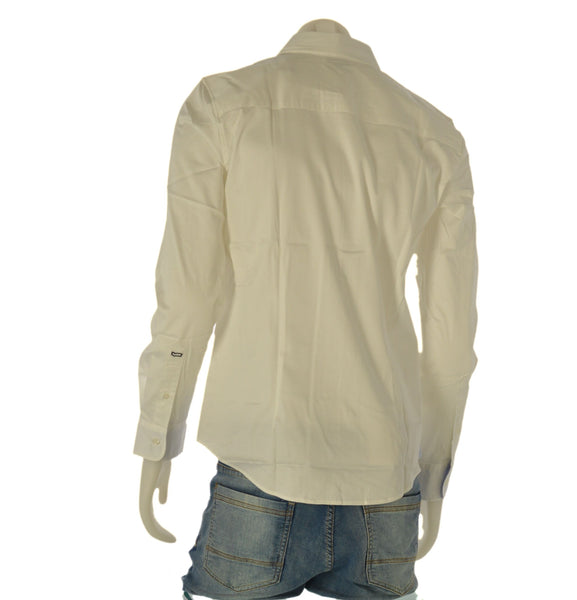 CAMICIA UOMO BOTTONI STONDATA RIGHE SLIM ART. KINS 7002