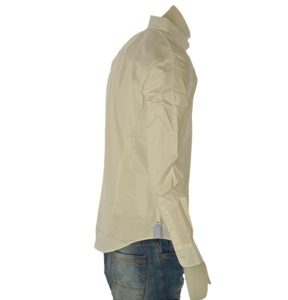 CAMICIA UOMO BOTTONI STONDATA RIGHE SLIM ART. KINS 7002