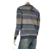 MAGLIONE COTONE UOMO RAGAZZO RIGATO GIROCOLLO MARCA RE DEL MARE ART. 224132
