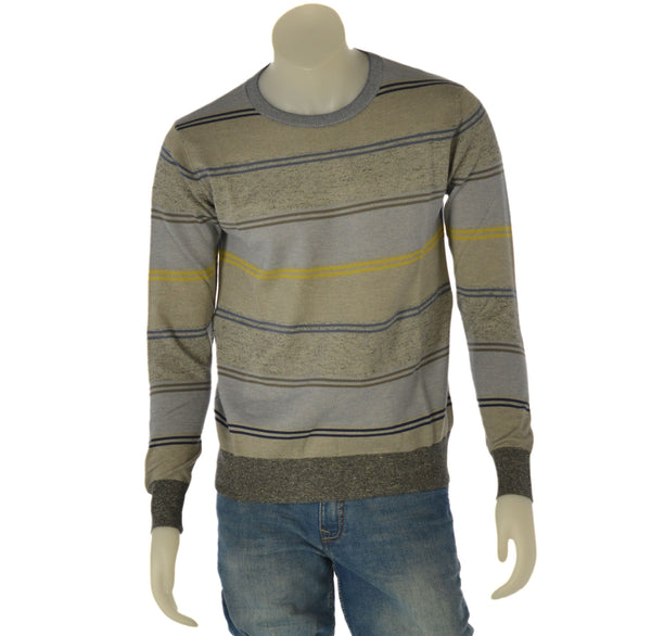 MAGLIONE COTONE UOMO RAGAZZO RIGATO GIROCOLLO MARCA RE DEL MARE ART. 224132