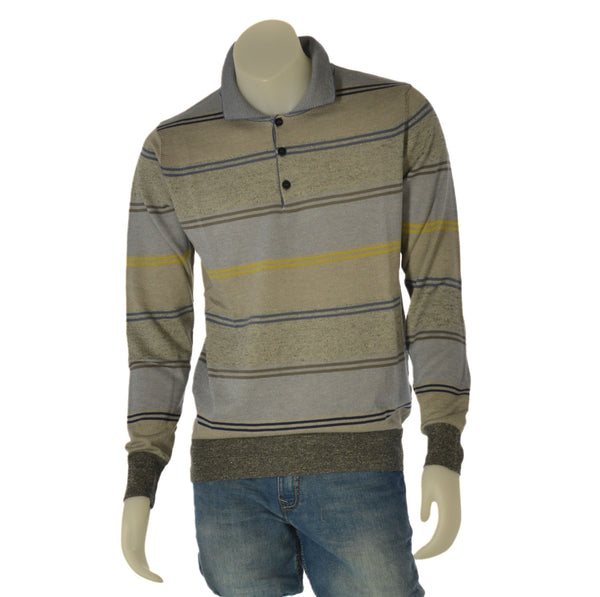 POLO COTONE UOMO RAGAZZO RIGATA MARCA RE DEL MARE ART. 224133