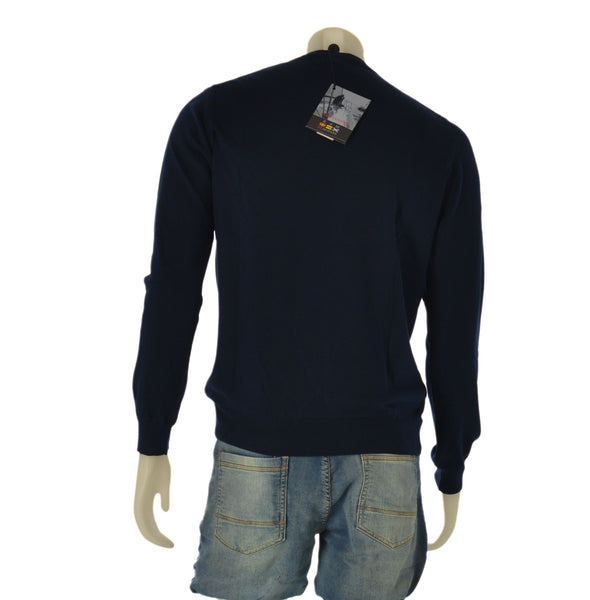 MAGLIONE UOMO RAGAZZO GIROCOLLO COTONE MARCA RE DEL MARE ART. 210