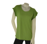 MAGLIA DONNA RAGAZZA MANICA CORTA VOLANT MARCA GAIA B ART. 157