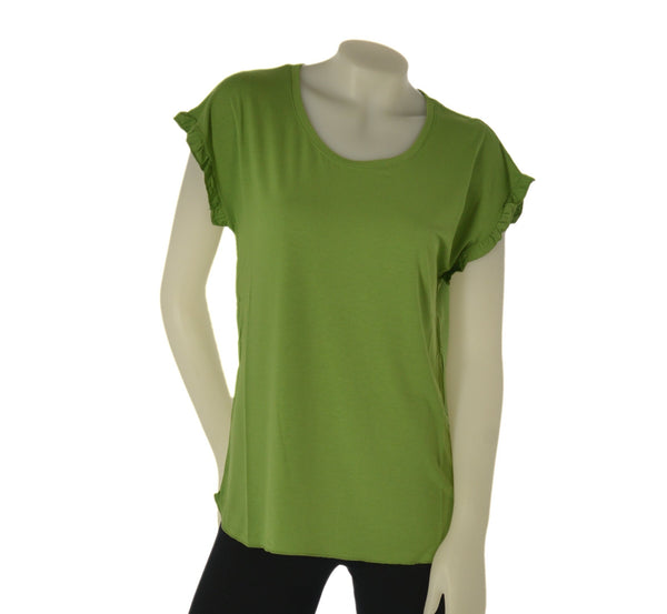 MAGLIA DONNA RAGAZZA MANICA CORTA VOLANT MARCA GAIA B ART. 157