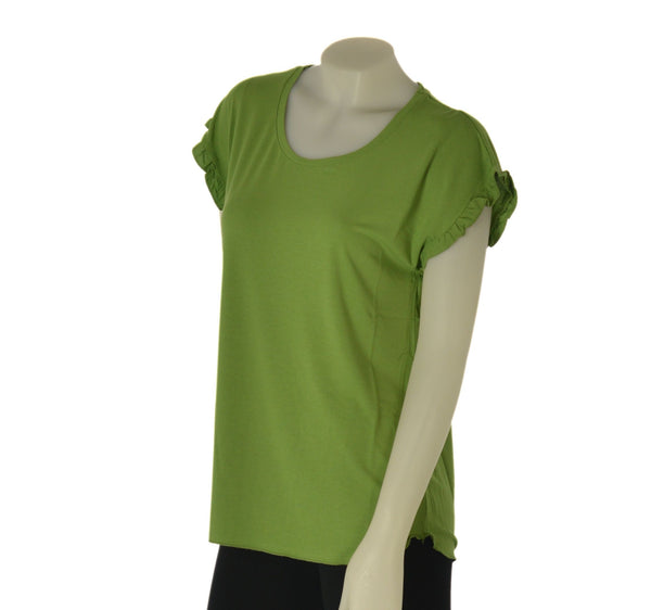 MAGLIA DONNA RAGAZZA MANICA CORTA VOLANT MARCA GAIA B ART. 157