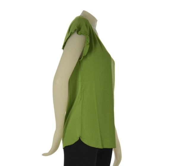 MAGLIA DONNA RAGAZZA MANICA CORTA VOLANT MARCA GAIA B ART. 157