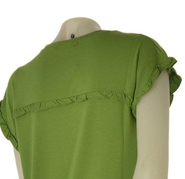 MAGLIA DONNA RAGAZZA MANICA CORTA VOLANT MARCA GAIA B ART. 157