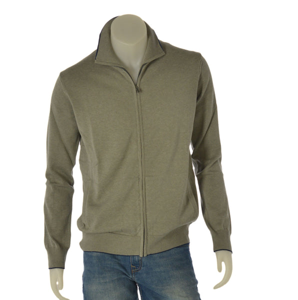 MAGLIA COTONE UOMO RAGAZZO ZIP TASCHE MARCA RE DEL MARE 224153