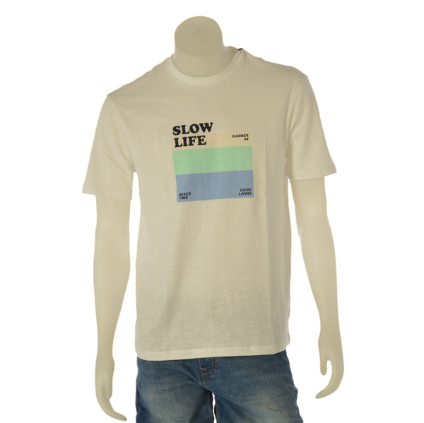T-SHIRT UOMO RAGAZZO REGULAR FIT STAMPA MARCA GAS ART. ARNOUX A7114