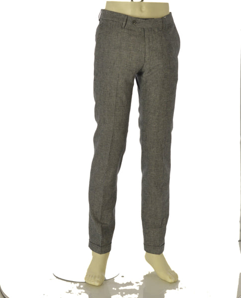 PANTALONI UOMO RAGAZZO SLIM FIT MISTO LINO MARCA A&P BIANCHI ART. 3944