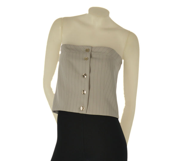 TOP DONNA RAGAZZA ELASTICO BOTTONI MARCA FRALLA ART. CA24246