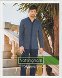 PIGIAMA UOMO APERTO FANTASIA TASCHE PANTALONE GANBA DIRITTA NOTTINGHAM ART. PG43148