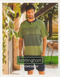 PIGIAMA UOMO RAGAZZO PURO COTONE MANICA CORTA SERAFINO NOTTINGHAM ART. PG43209