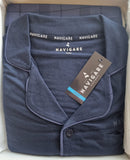 PIGIAMA UOMO JERSEY PURO COTONE APERTO SCOZZESE MARCA NAVIGARE ART. B2141631