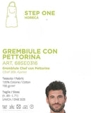 GREMBIULE CON PETTORINA CHEF CUOCO CUCINA PURO COTONE MARCA SIGGI ART. 68PZ0366