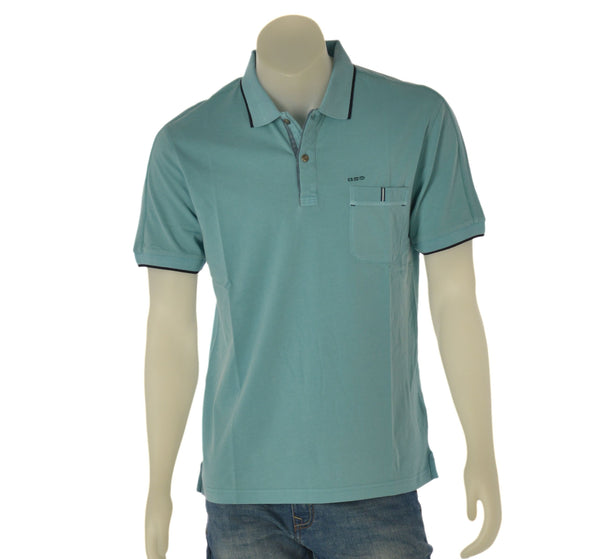 POLO UOMO RAGAZZO JERSEY MANICA CORTA TASCHINO MARCA RE DEL MARE ART. 994120