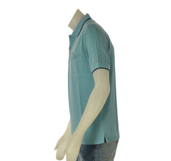 POLO UOMO RAGAZZO JERSEY MANICA CORTA TASCHINO MARCA RE DEL MARE ART. 994120