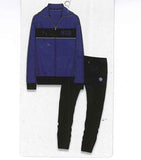 PIGIAMA TUTA COTONE GARZATO TEMPO LIBERO UOMO RAGAZZO ZIP SQUADRA INTER ART. F102050
