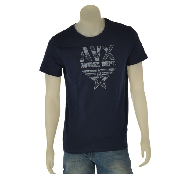 T-SHIRT UOMO RAGAZZO STAMPA COTONE MARCA AVIREX ART. AX0828