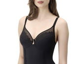 BODY DONNA MICROFIBRA FERRETTO PIZZO ELASTICIZZATO TULLE STRASS MARCA LEPEL ART. ALLURE