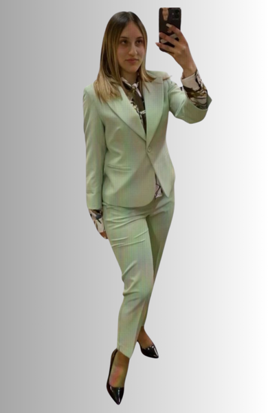 TAILLEUR PANTALONE CAPRI GIACCA TRE QUARTI DONNA GRIFFAI ART.DGP7003