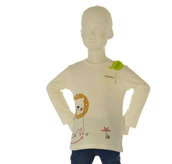 T-SHIRT BIMBA MANICA LUNGA BOTTONCINI CALDO COTONE MARCA LOSAN ART. LBGAP0303 24030