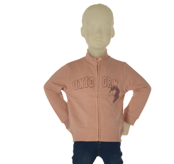 FELPA BIMBA GARZATA ZIP STAMPA MARCA LOSAN ART. LKGAP0201 24011