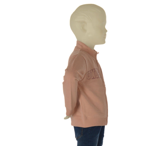 FELPA BIMBA GARZATA ZIP STAMPA MARCA LOSAN ART. LKGAP0201 24011