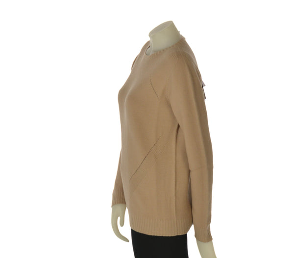 MAGLIONE DONNA RAGAZZA GIROCOLLO LAVORATO LANA MARCA ELEONORA DELBONO ART. DA450