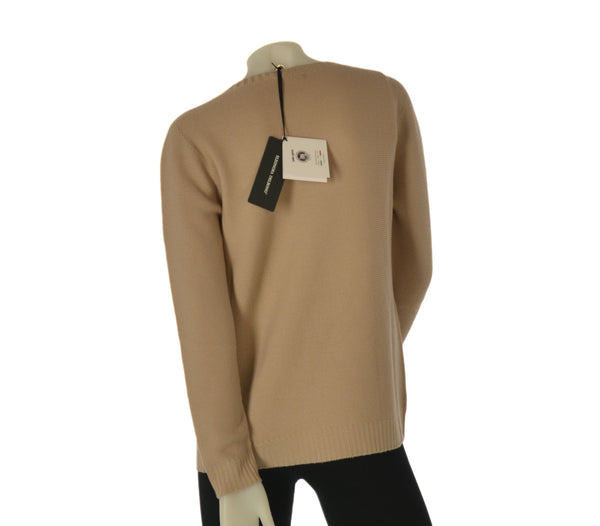 MAGLIONE DONNA RAGAZZA GIROCOLLO LAVORATO LANA MARCA ELEONORA DELBONO ART. DA450