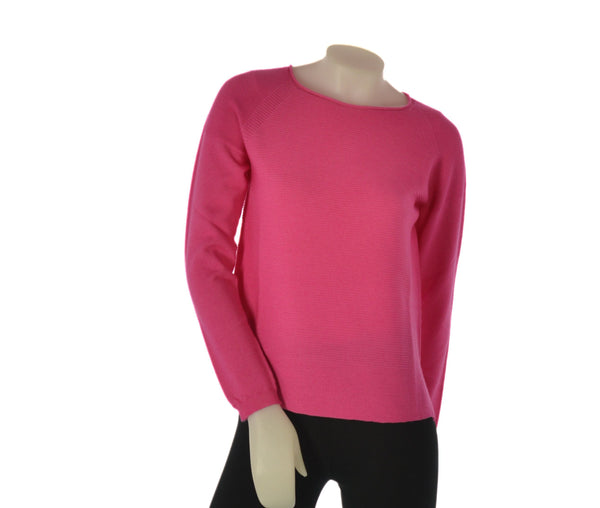 MAGLIONE DONNA RAGAZZA GIROCOLLO LANA LAVORATO MARCA RIVA TRICOT ART. B115619
