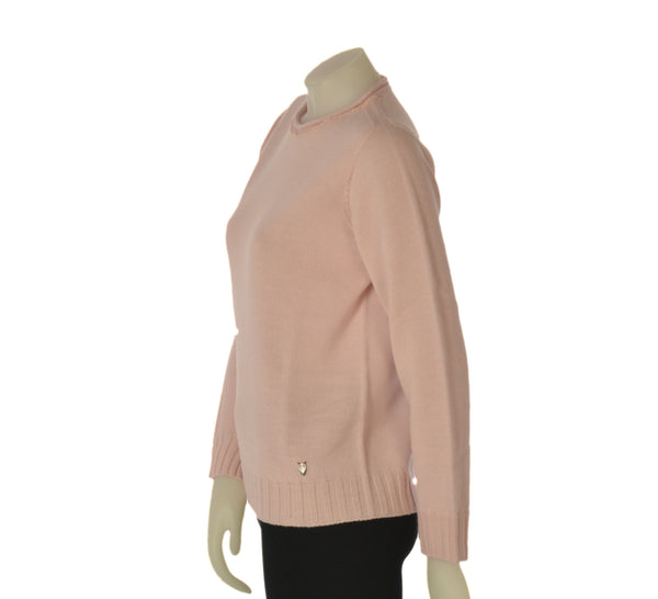 MAGLIONE DONNA RAGAZZA GIROCOLLO PERLINE MARCA RIVA TRICOT ART. B115307