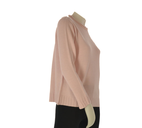 MAGLIONE DONNA RAGAZZA GIROCOLLO PERLINE MARCA RIVA TRICOT ART. B115307