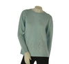 MAGLIONE DONNA RAGAZZA LANA GIROCOLLO LAVORATO MARCA RIVA TRICOT ART. B115610