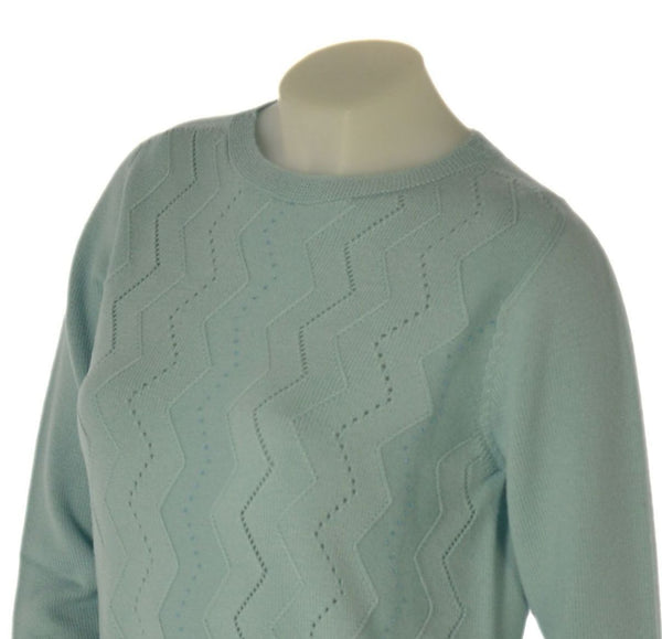 MAGLIONE DONNA RAGAZZA LANA GIROCOLLO LAVORATO MARCA RIVA TRICOT ART. B115610