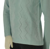 MAGLIONE DONNA RAGAZZA LANA GIROCOLLO LAVORATO MARCA RIVA TRICOT ART. B115610