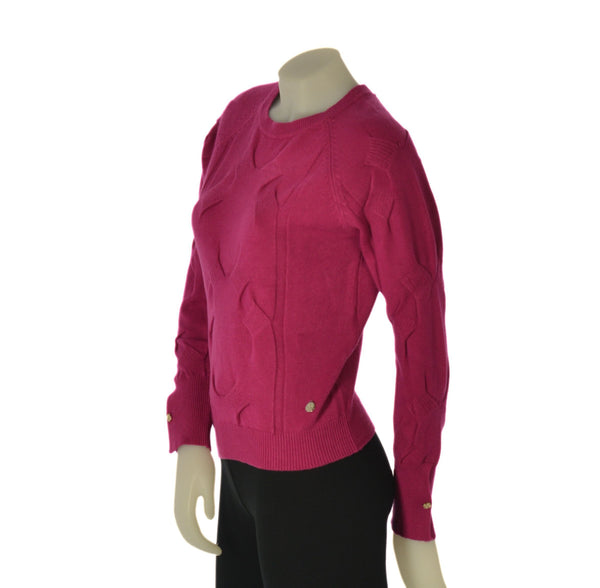 MAGLIONE DONNA RAGAZZA GIROCOLLO TRECCE MARCA GRAFFIO ART. 4157