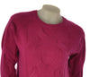 MAGLIONE DONNA RAGAZZA GIROCOLLO TRECCE MARCA GRAFFIO ART. 4157