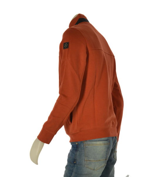 FELPA UOMO RAGAZZO FELPATA TUTTA ZIP TASCHE MARCA P.CLUB ART. F243096