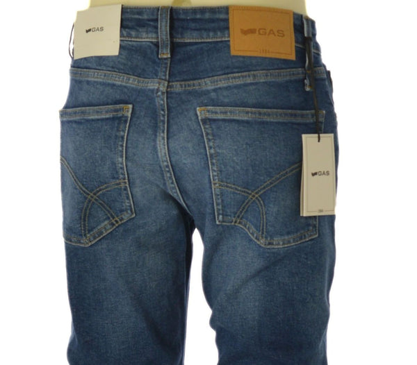 JEANS UOMO RAGAZZO CINQUE TASCHE FIT SLIM MARCA GAS ART. A7521 ALBERT