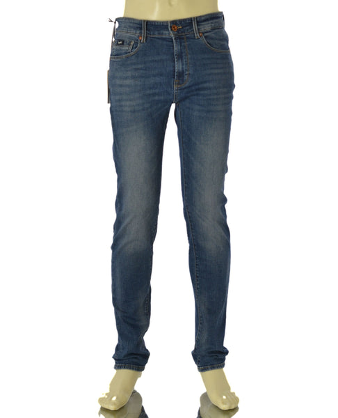 JEANS UOMO RAGAZZO CINQUE TASCHE SKINNY FIT MARCA GAS ART. A7234 SAX